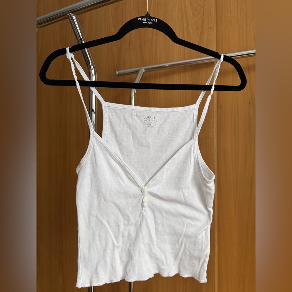 J. Galt White Women's Tank Top- One Size
